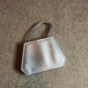 Small Silver Clutch Purse